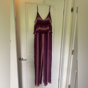 Forever 21 Fuscia Jumpsuit